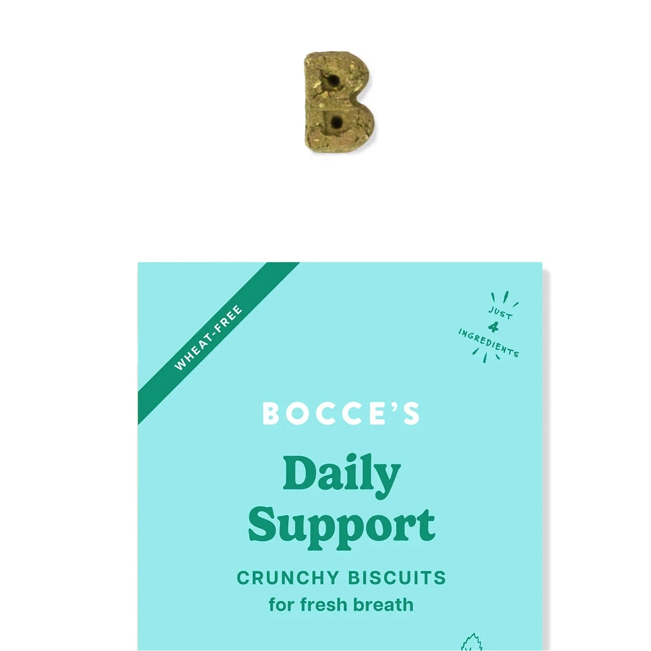 Bocce's Bakery Fresh Breath Biscuits, Biscuit Dog Treats, 12-oz Bag