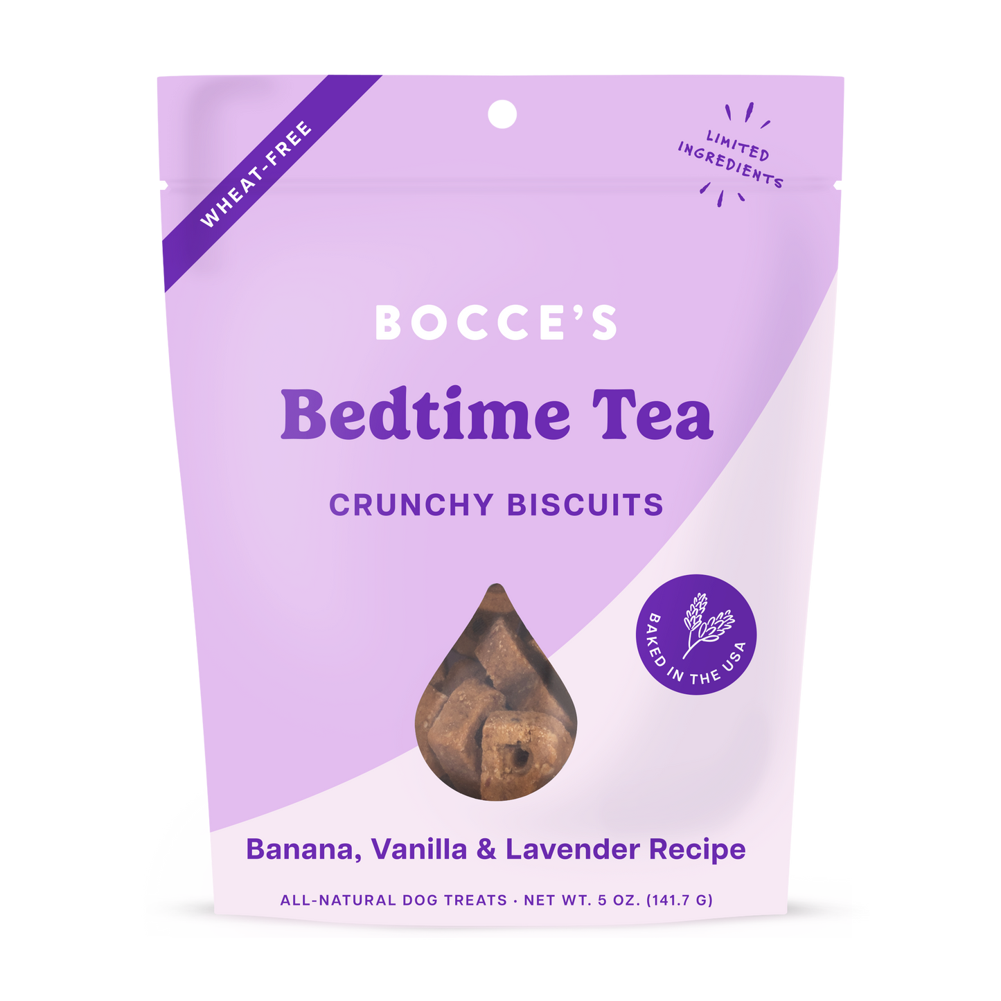 Bocce's Bakery Bedtime Tea Biscuits 5-oz, Dog Treat