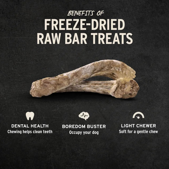 Vital Essentials Freeze-Dried Raw Bar Duck Neck, Dog Chew