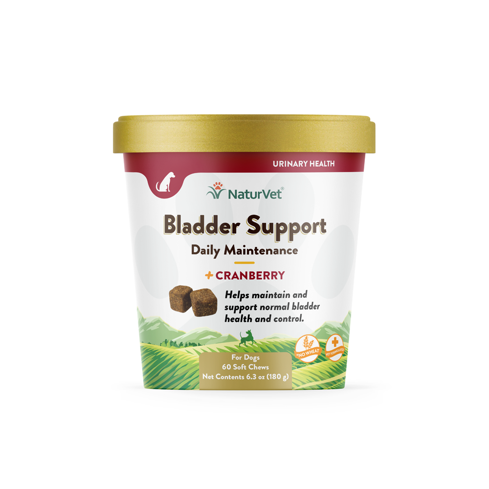 NaturVet Bladder Support Soft Chews 60-Count, Dog Supplement