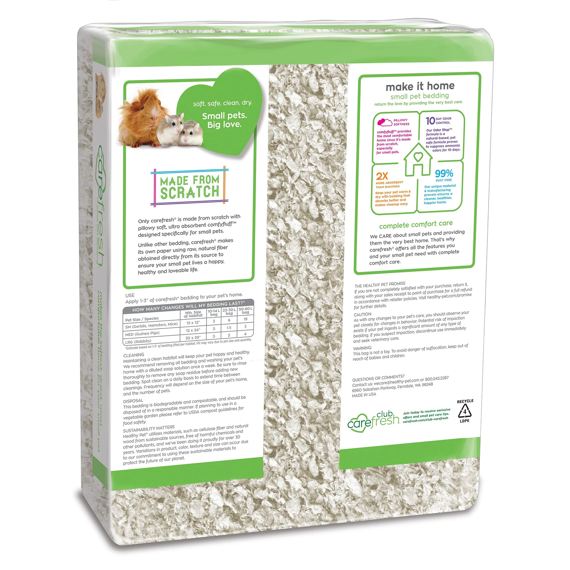 Carefresh bedding 50l best sale