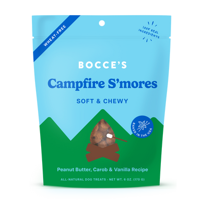 Bocce's Bakery Campfire S'mores Soft & Chewy 6-oz, Dog Treat