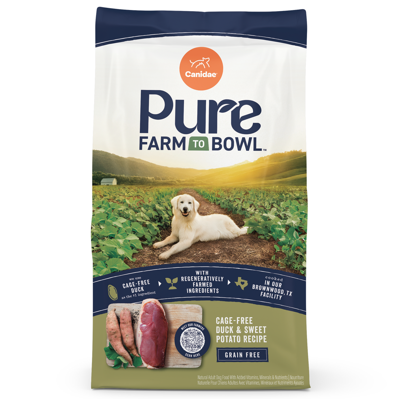 Canidae Pure Grain Free Adult Duck Dry Dog Food