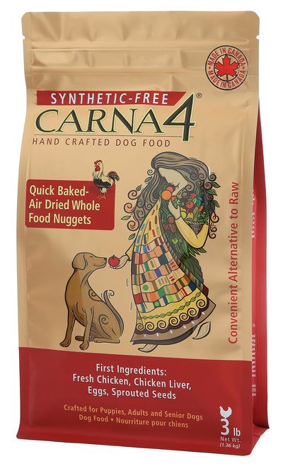 Carna4 Nuggets Chicken Recipe, Air-Dried Dog Food
