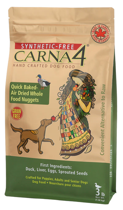 Carna4 Nuggets Grain-Free Duck Recipe, Air-Dried Dog Food