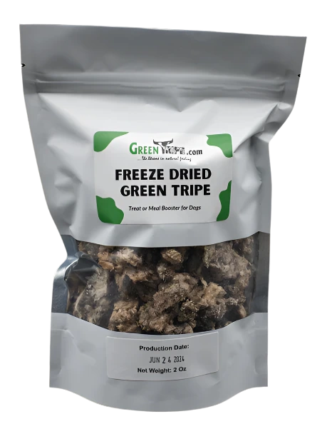 Freeze-Dried Green Tripe, Dog Treats