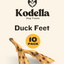 Kodella Duck Feet 10-Pack, Dog Chew