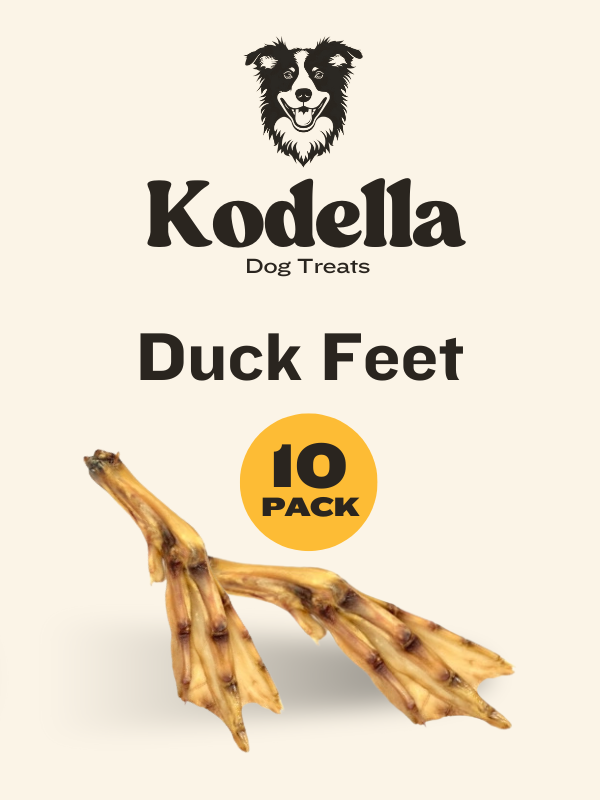 Kodella Duck Feet 10-Pack, Dog Chew