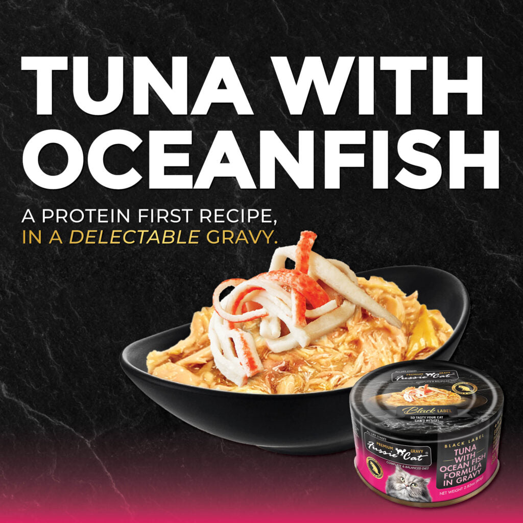 Fussie Cat Tuna With Ocean Fish Formula in Gravy 2.82-oz, Wet Cat Food, Case Of 24