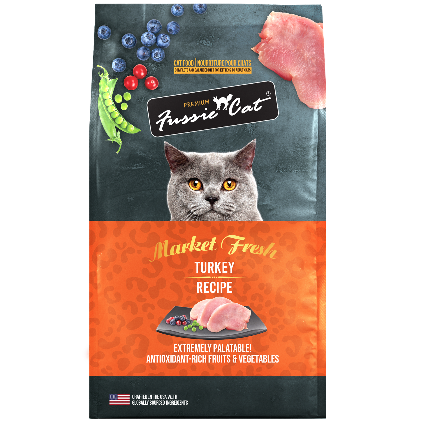 Fussie Cat Market Fresh Turkey Dry Cat Food