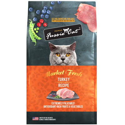 Fussie Cat Market Fresh Turkey Dry Cat Food