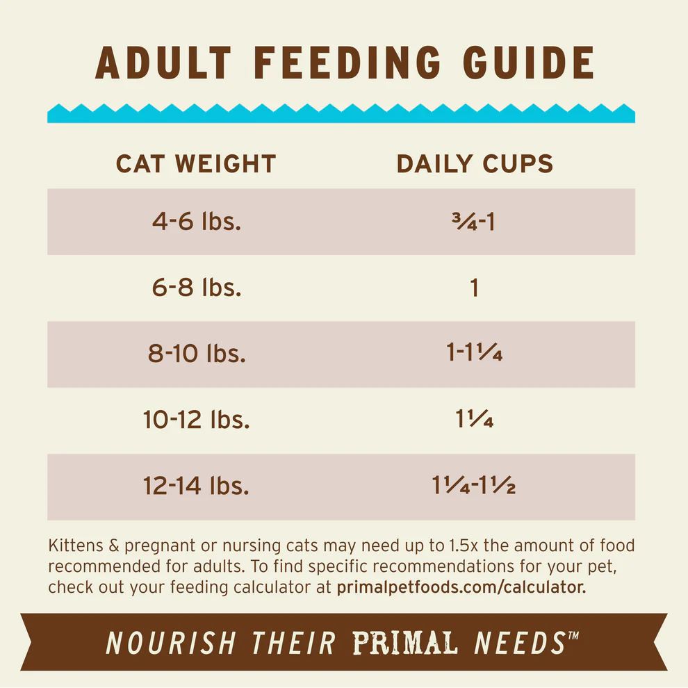 Primal Pronto Frozen Raw Cat Food, Chicken and Salmon, 1-lb Bag