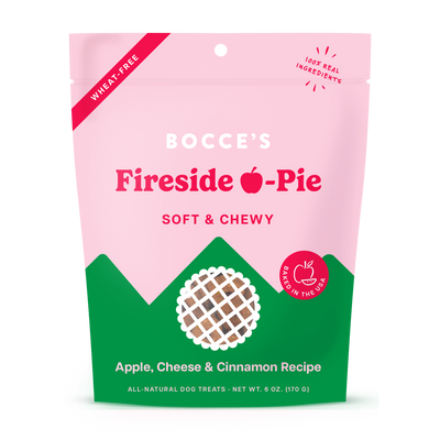 Bocce's Bakery Fireside Apple Pie Soft & Chewy 6-oz, Dog Treat