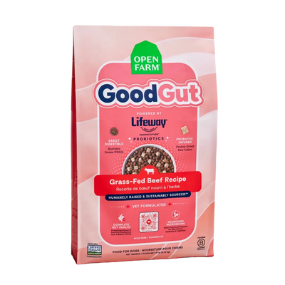 Open Farm GoodGut Grass-Fed Beef, Dry Dog Food
