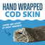 Icelandic+ Hand Wrapped Cod Skin Long 10" Chew Sticks for Dogs, 2-Pack