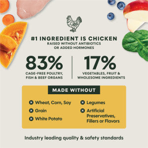 Instinct Raw Freeze-Dried Meals Cage-Free Chicken Recipe For Puppies, Dog Food