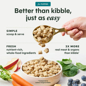 Instinct Raw Freeze-Dried Meals Cage-Free Chicken Recipe For Puppies, Dog Food