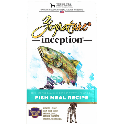 Zignature Inception Adult Fish dry dog food for healthy adult dogs