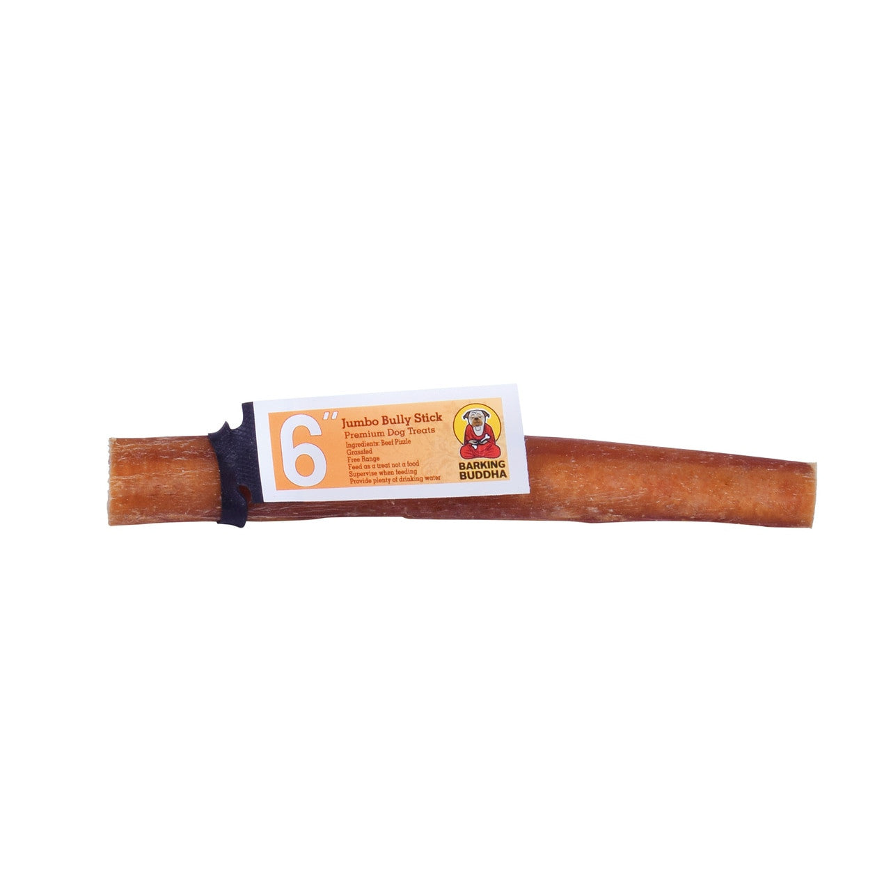 Barking Buddha Jumbo Bully Stick 6-inch, Dog Chew