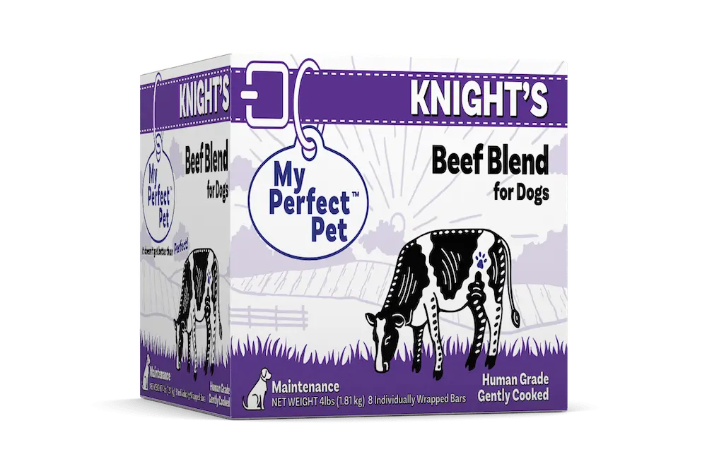 My Perfect Pet Knight's Blend Beef Grain-Free 4-lb, Gently Cooked Dog Food