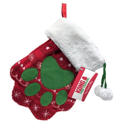 Kong Holiday Large Paw Plush Stocking
