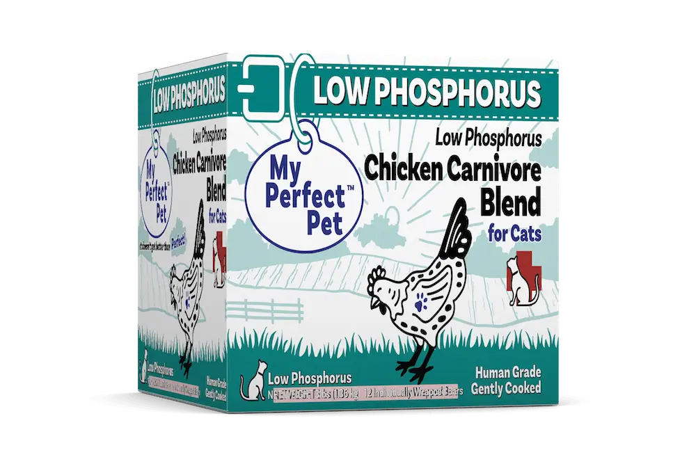 My Perfect Pet Low Phosphorus Chicken Carnivore Blend 3-lb, Gently Cooked Cat Food