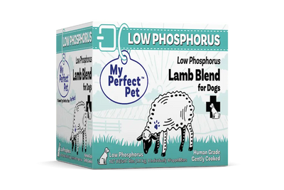 My Perfect Pet Low Phosphorus Lamb & Rice 4-lb, Gently Cooked Dog Food
