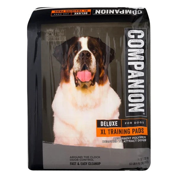 Companion Training Pads for Dogs, 28"x30", 21-Count