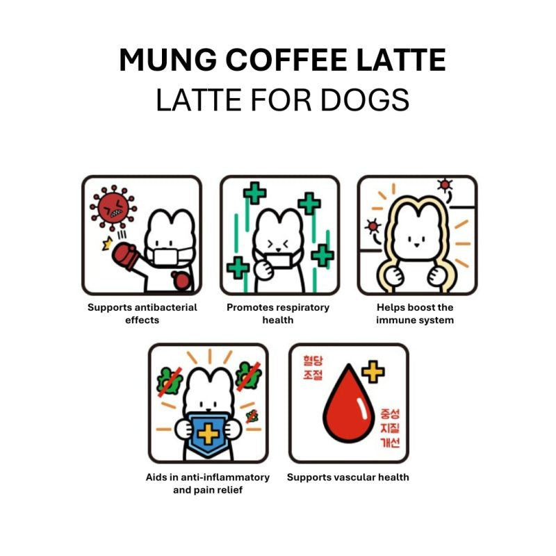 High Four Mung Latte for Dogs – Broccoli, Treat for Dogs