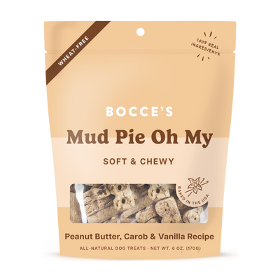 Bocce's Bakery Mud Pie Oh My Soft & Chewy 6-oz, Dog Treat