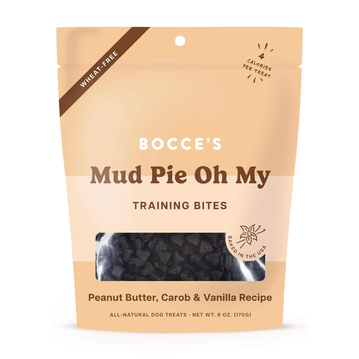 Bocce's Bakery Mud Pie Oh My Training Bites 6-oz, Dog Treat