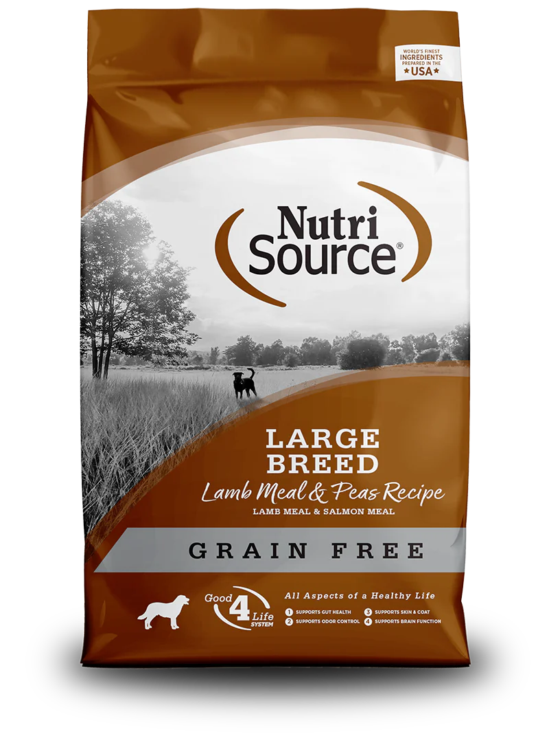 Nutrisource Large Breed Lamb Grain Free Dry Dog Food, 26-lb Bag