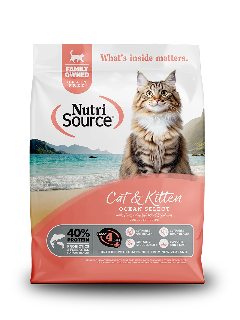 NutriSource® Ocean Select Cat & Kitten, Grain-Free Dry Cat Food