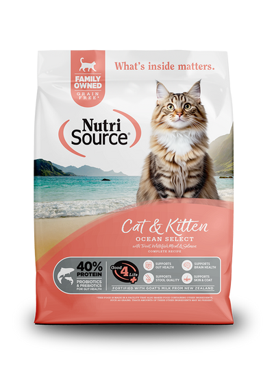 NutriSource® Ocean Select Cat & Kitten, Grain-Free Dry Cat Food