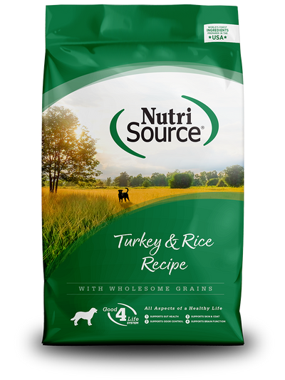 Nutrisource Turkey & Rice Recipe, Dry Dog Food