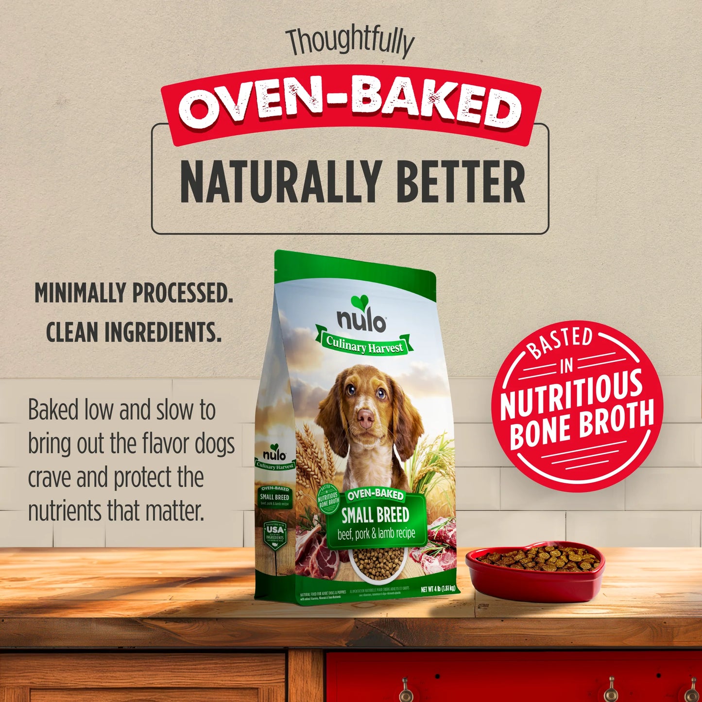 Nulo Culinary Harvest Baked Beef, Pork, & Lamb Recipe for Small Breeds, Dry Dog Food