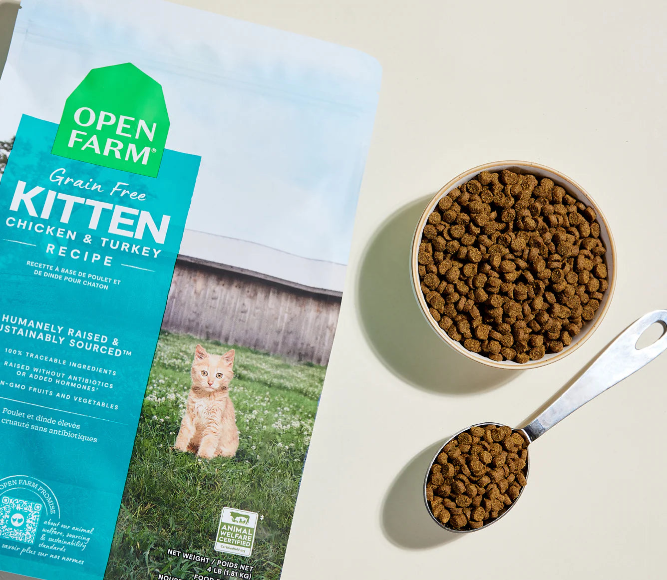 Open Farm Kitten Chicken & Turkey Dry Cat Food