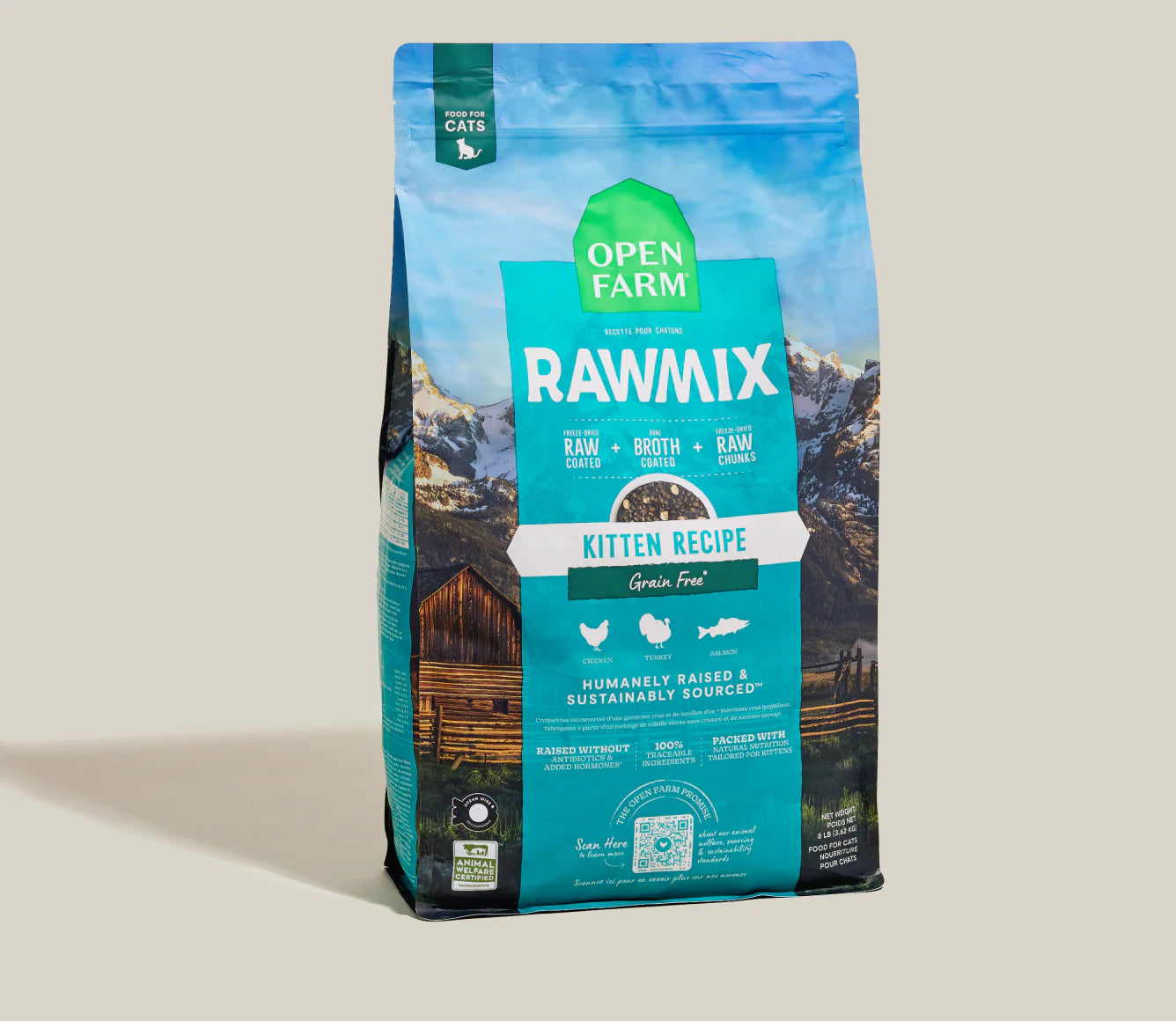 Open Farm Kitten Grain-Free RawMix, Dry Cat Food