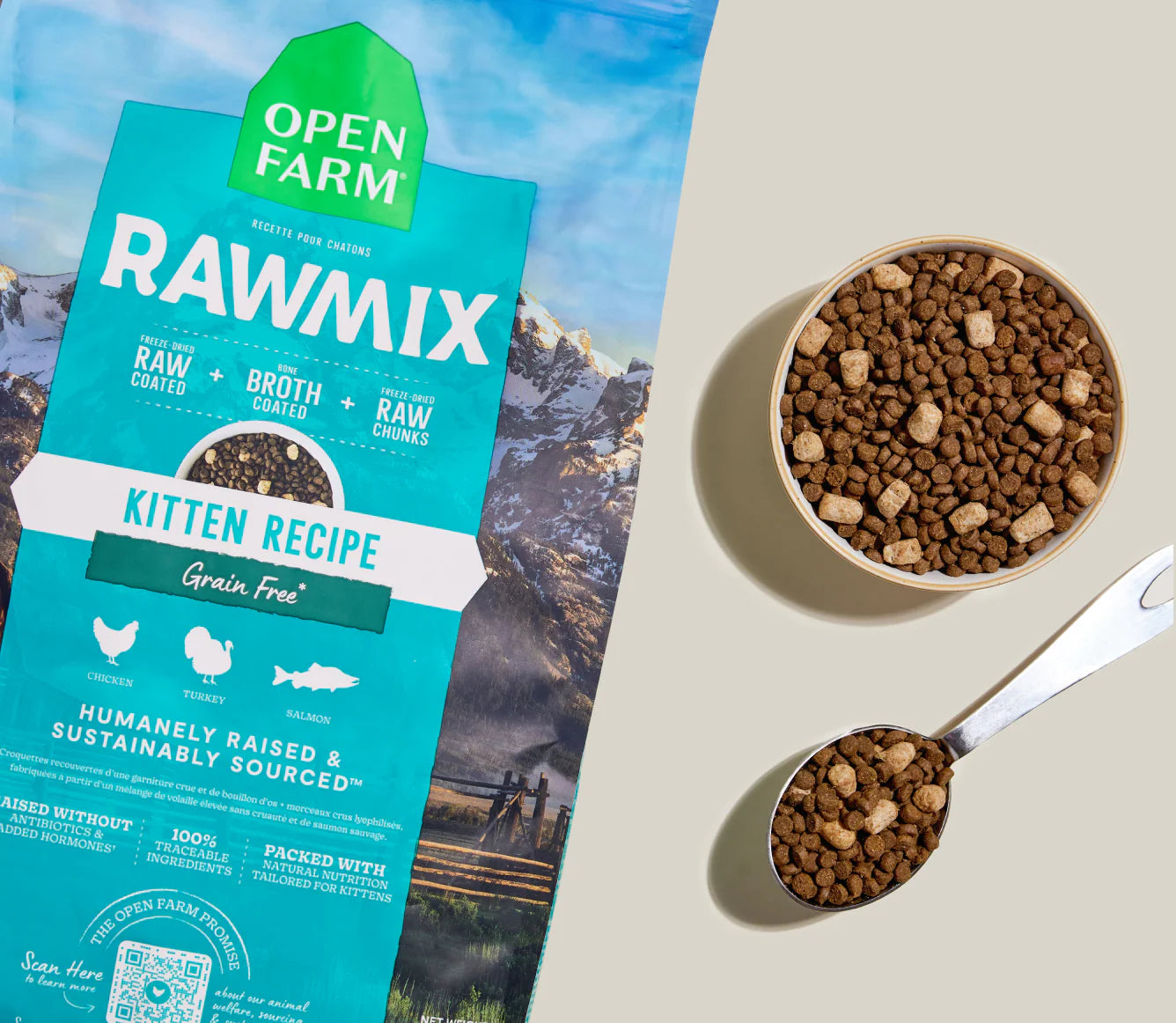 Open Farm Kitten Grain-Free RawMix, Dry Cat Food