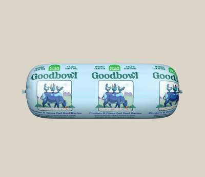 Open Farm Goodbowl Chicken & Grass-Fed Beef Roll, Frozen Gently Cooked Dog Food