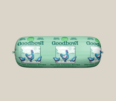 Open Farm Goodbowl Chicken, Frozen Gently Cooked Dog Food, 28-oz Roll