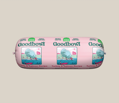 Open Farm Goodbowl Turkey & Salmon Roll, Frozen Gently Cooked Dog Food