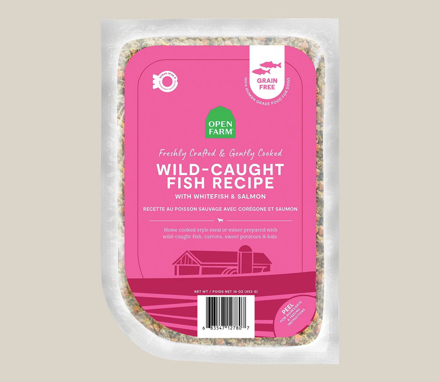 Open Farm Wild-Caught Fish, Frozen Gently Cooked Dog Food