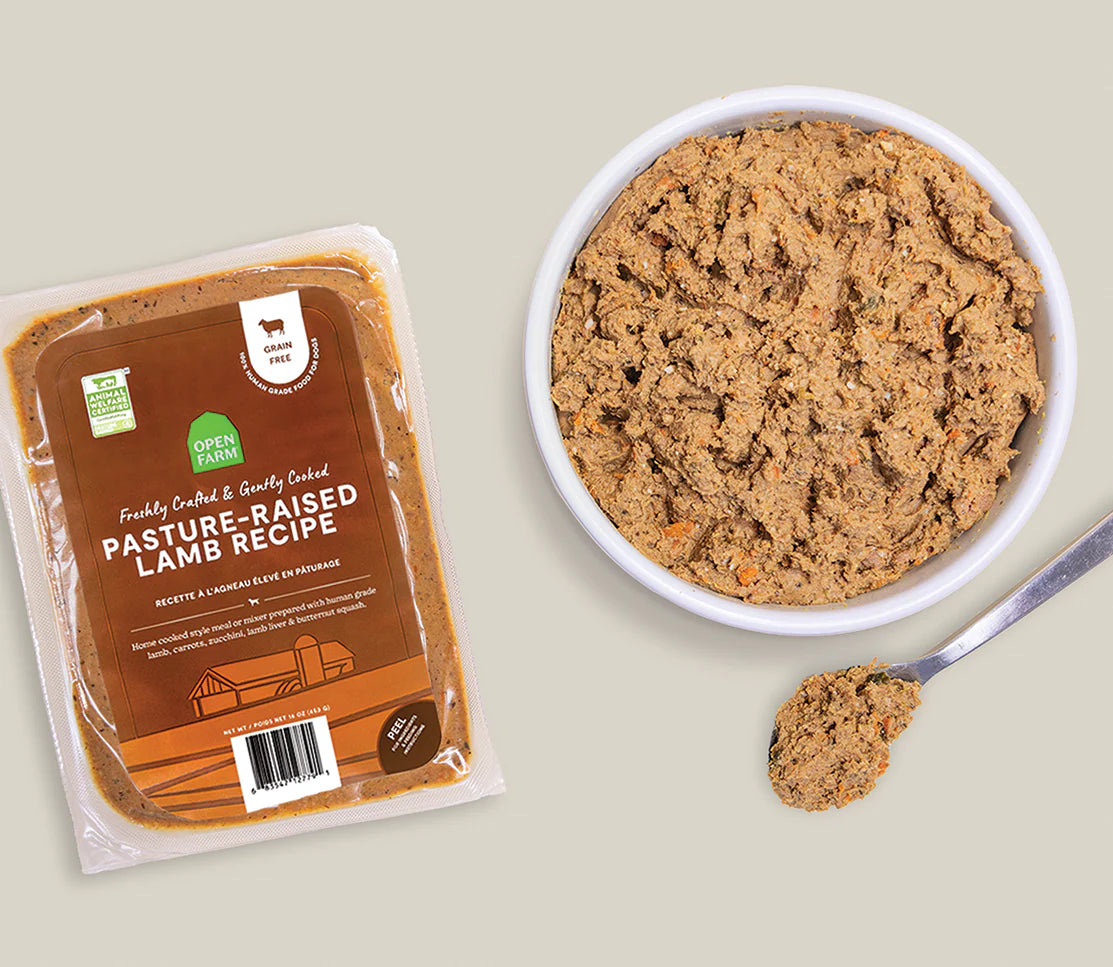 Open Farm Lamb, Frozen Gently Cooked Dog Food
