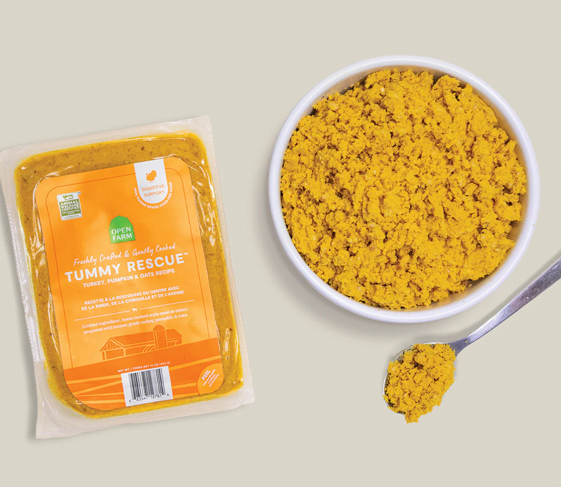 Open Farm Tummy Rescue, Frozen Gently Cooked Dog Food