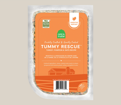 Open Farm Tummy Rescue, Frozen Gently Cooked Dog Food