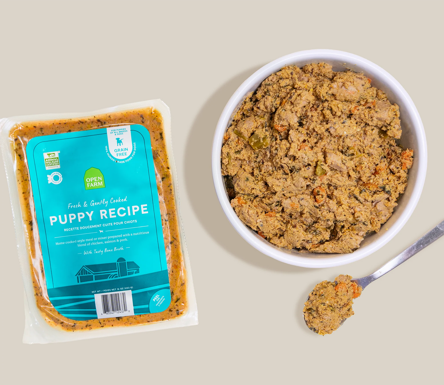 Open Farm Puppy Grain-Free, Frozen Gently Cooked Dog Food
