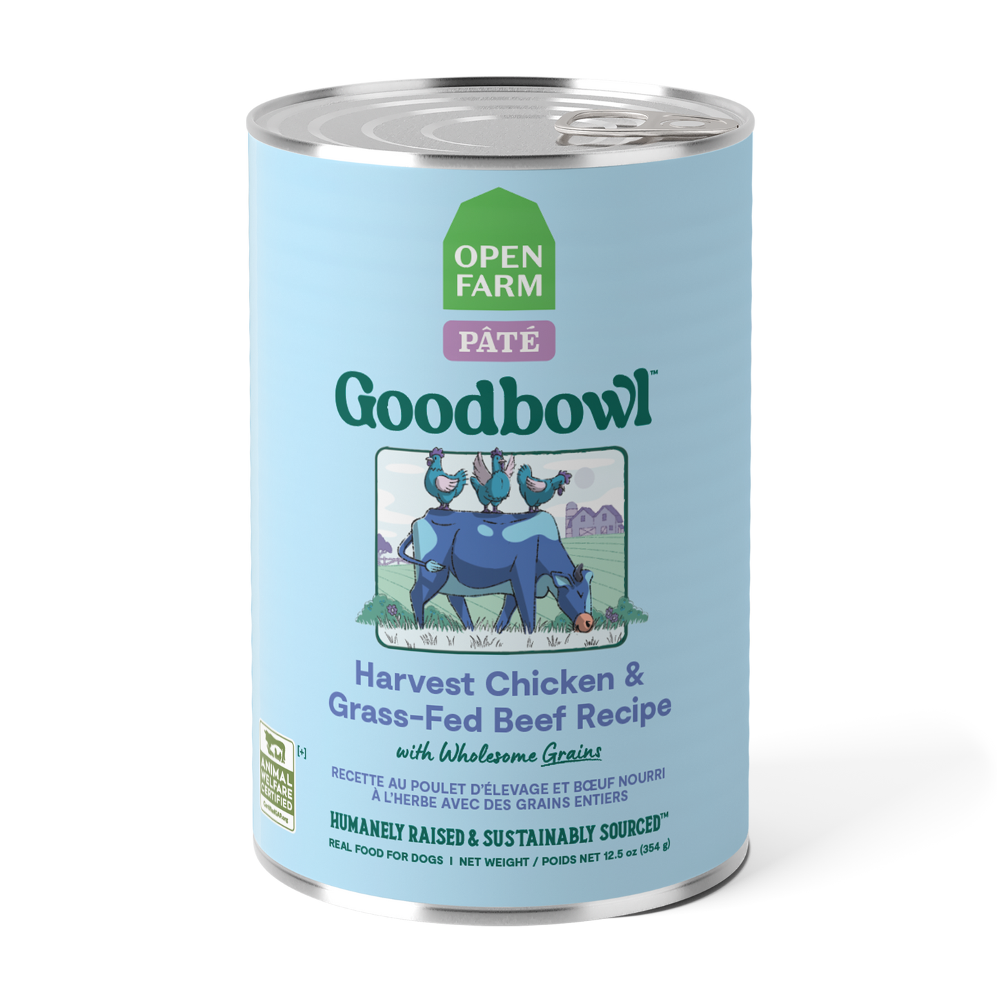 Goodbowl™ Harvest Chicken & Beef Pâté, Wet Dog Food, 12.5oz Case of 12