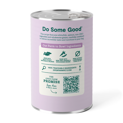 Goodbowl™ Wild-Caught Whitefish & Salmon Pâté, Wet Dog Food, 12.5oz Case of 12