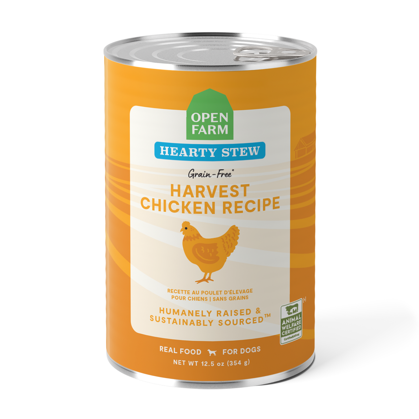 Open Farm Chicken Hearty Stew, Wet Dog Food, 12.5oz Case of 12